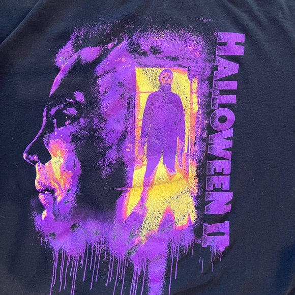 Mystical Black and Purple Short Sleeve Tee - Picture 2 of 3